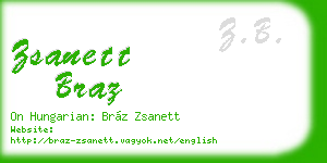 zsanett braz business card